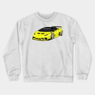 lamborghini huracan YELLOW Crewneck Sweatshirt